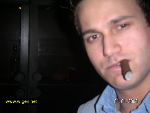 Paul with his new years cigar.jpg